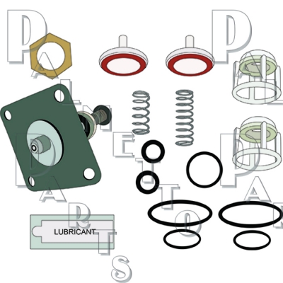 Watts 909 3/4-1" Total Repair Kit