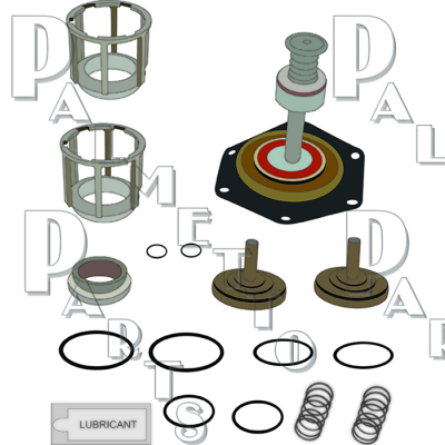 Watts 909 1-1/4" -2" Complete Repair Kit