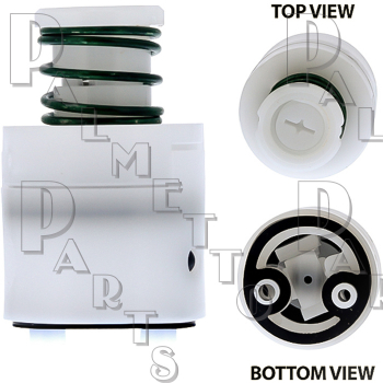 Elkay Plastic Bubbler Cart W/ Green Spring