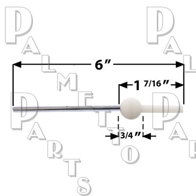 Pop-Up Ball Rod for American Standard*