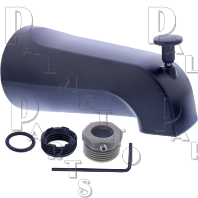 Fit-All Tele Div Spout -Matte Black