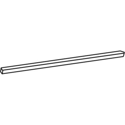 3/4" x 36" White Adj. Towel Bar -Plastic