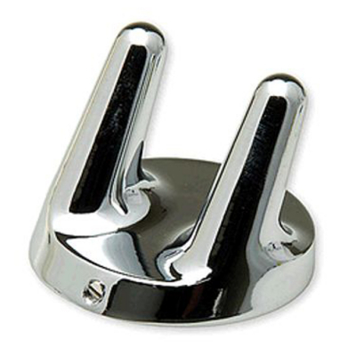 Isle of Palms Double Robe Hook - Chrome Finish