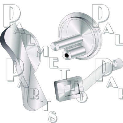 Metpar ADA Latch Knob Set