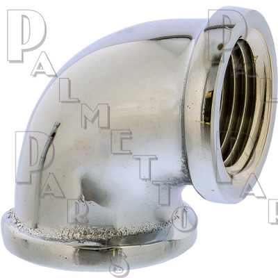 1/2" IP Chrome Plated Brass 90 Elbow