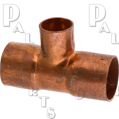 Tee -Reducing - 3/4inx3/4inx1/2in Copper