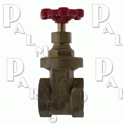 1-1/2IP HD Brass Gate Valve