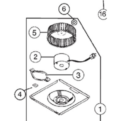 Broan Replacement Motor and Mount