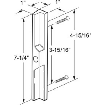 USE SGD220 Outside Pull -Black - 3-15/16" & 4-15/16" Centers