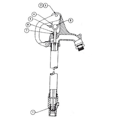 Clayon Mark 5451NL Yard Hydrant Repair Kit