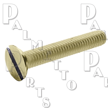 6-32x3&quot; MS Slot Flat Hd Brass