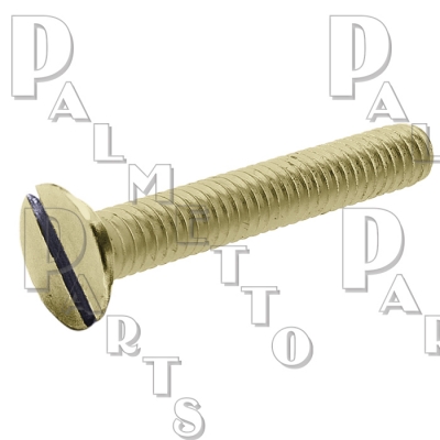 6-32x3" MS Slot Flat Hd Brass